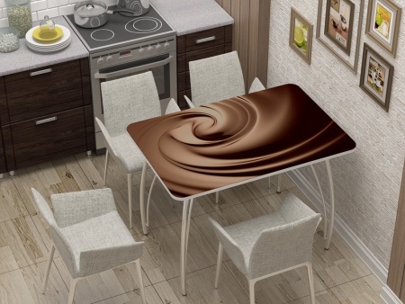 Стол Обеденный Бочонок Фотопечать (Ш-1100 х Г-700 х В-760 мм)/Разные Цвета