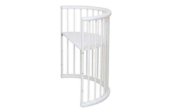 Детская Кровать-Трансформер Массив+МДФ Белая Малыш/Разные Цвета Ш-1270 х В-875 мм