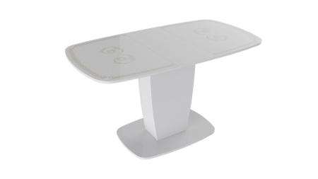 Стол Раздвижной «Аризона» Тип 2 Белый Глянец Разный Принт/Д-1100/1420 мм x Ш-770 мм x В-750 мм