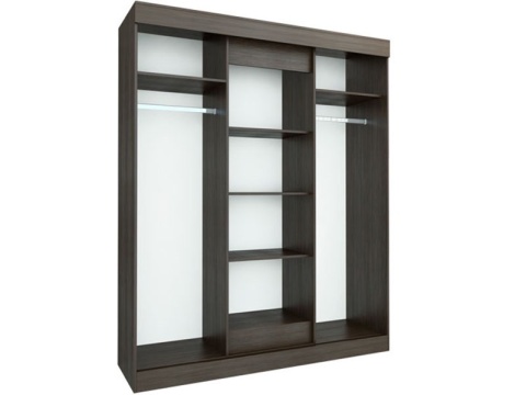 Шкаф-Купе Фиджи (Ш-1500/1700 х В-2100 х Г-540 мм)/Разные Цвета 