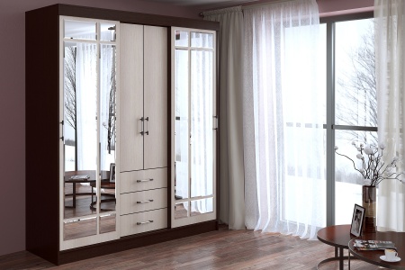 Шкаф-купе Маэстро венге / лоредо